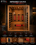 FTH Signature 2-Person Hybrid Infrared Sauna